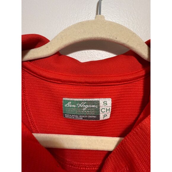 Ben Hogan Mens Red Polo Shirt Size small Short Sleeve - Picture 4 of 5